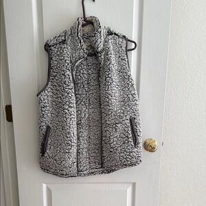 Altard State Cozy Gray Sherpa Vest